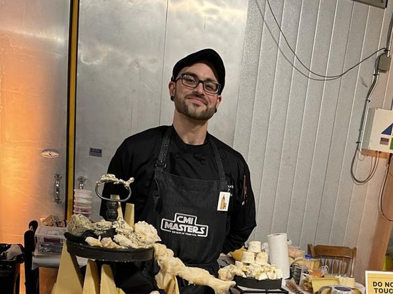 Tommy at his Cheesemonger Invitational Masters table