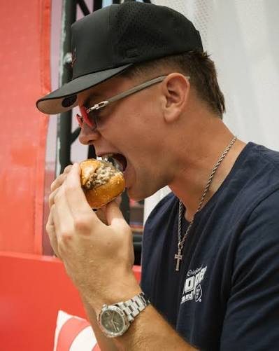 Cooper DeJean, mid-bite